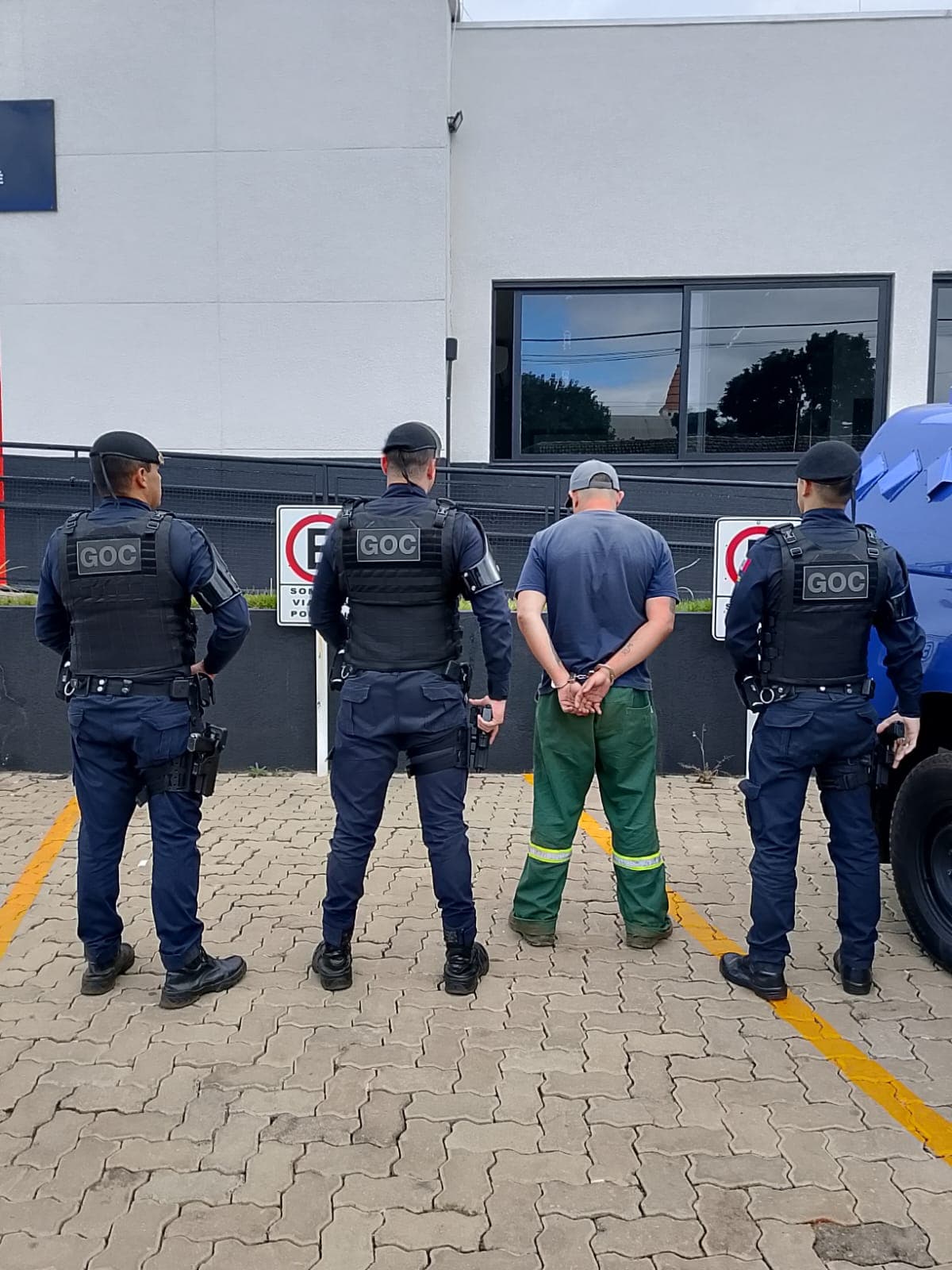 GOC da Guarda Municipal cumpre mandado de prisão durante patrulhamento em Itararé