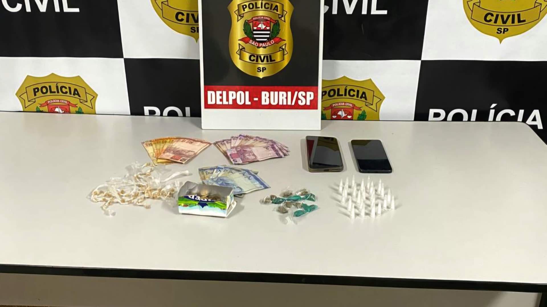Polícia Civil prende suspeito e apreende drogas durante operação em Buri