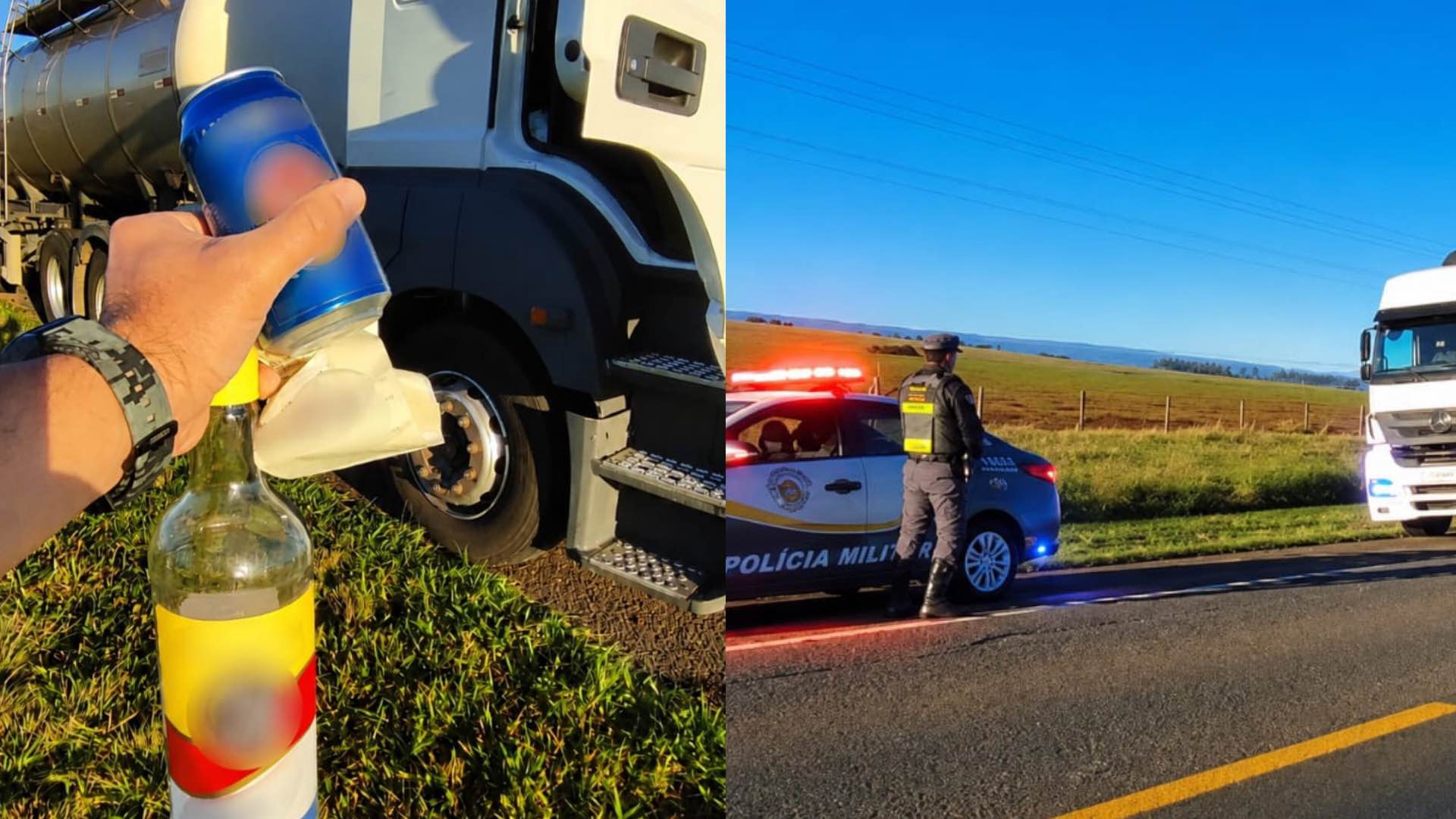 Polícia Rodoviária prende caminhoneiro embriagado após direção perigosa na SP-258 em Itapeva