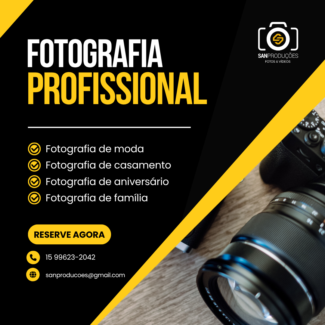 SAN Produções: fotografia profissional