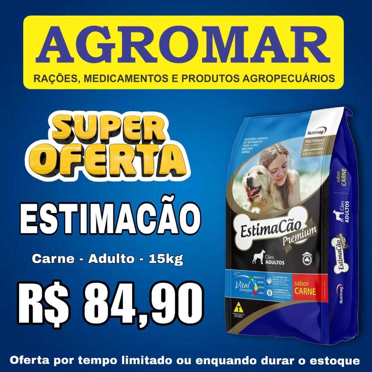 Agromar: oferta Estimação